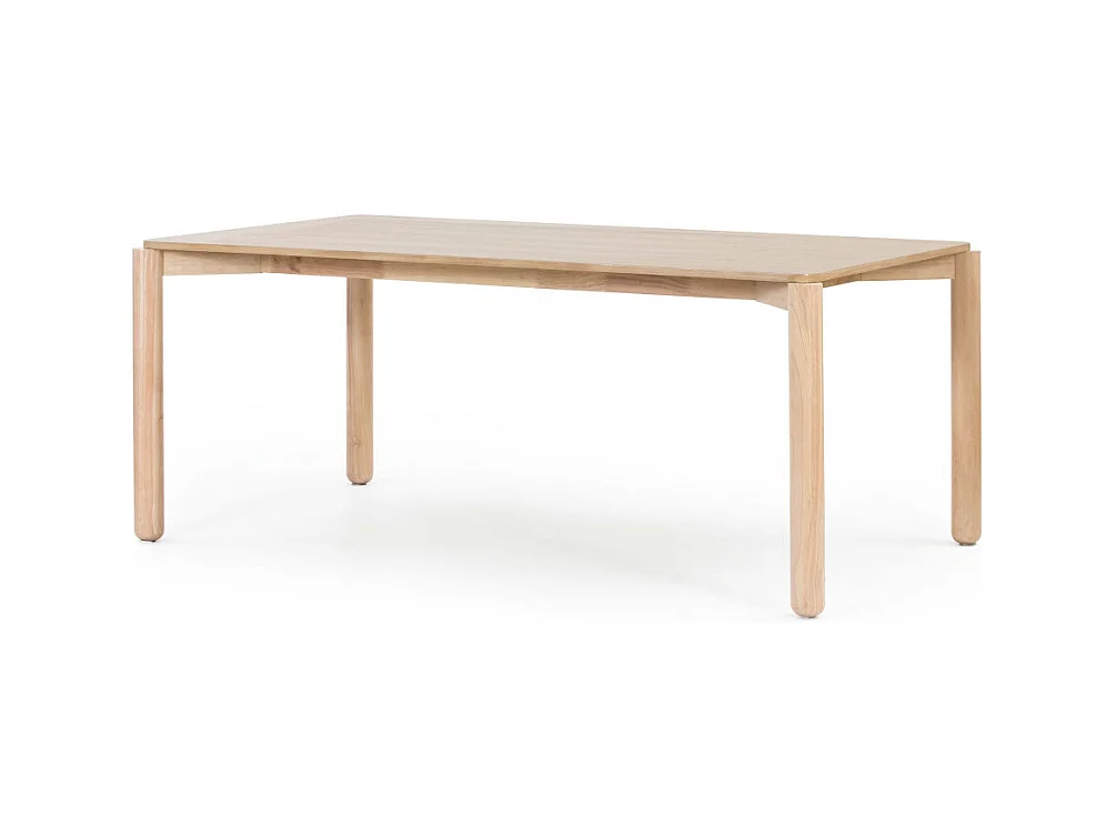 Atlas - Table à manger 8 personnes en bois - Bois clair