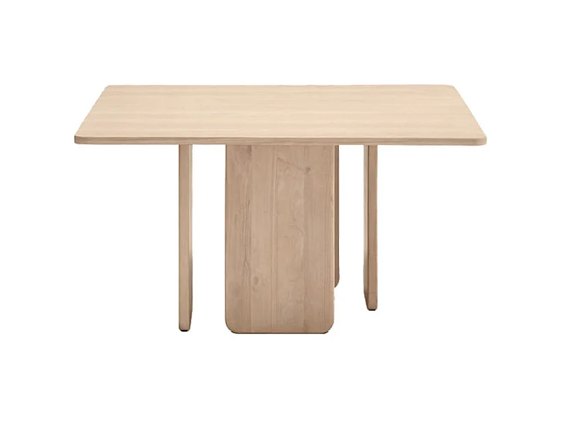 Tafel 4 plaatsen in naturel 137x137 cm