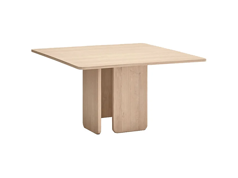 Tafel 4 plaatsen in naturel 137x137 cm