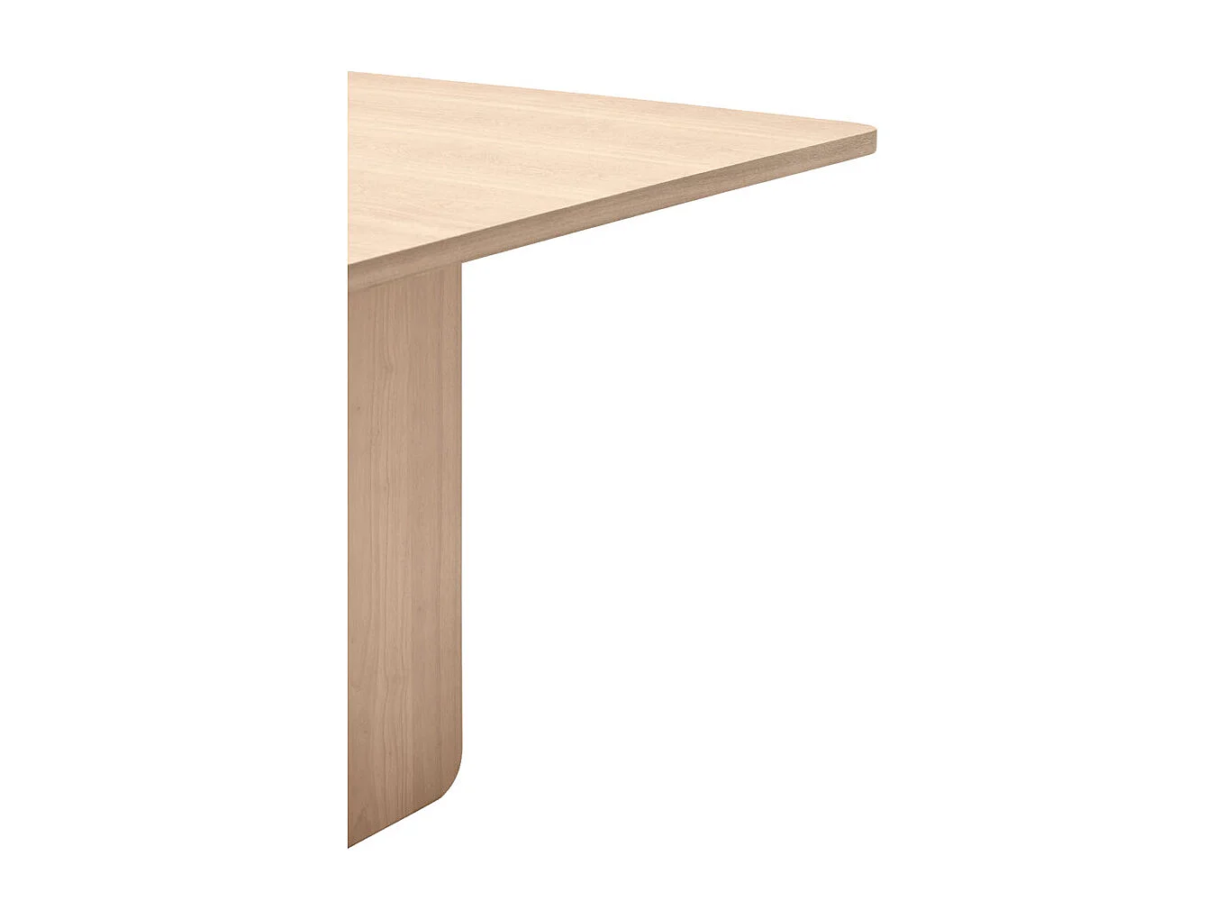 Arq - Table à manger 6 personnes carrée en bois - Couleur - Bois clair