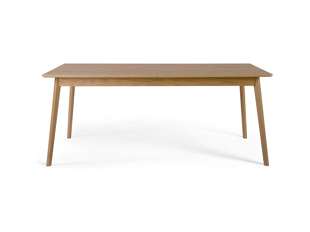 Skoll - Table à manger extensible 8 à 12 personnes 180-230x80cm - Bois clair