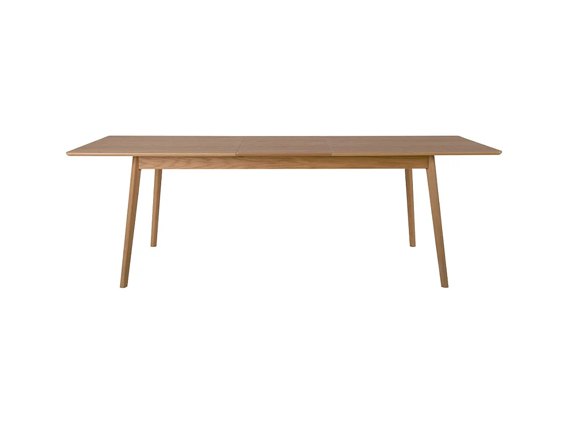 Skoll - Table à manger extensible 8 à 12 personnes 180-230x80cm - Bois clair