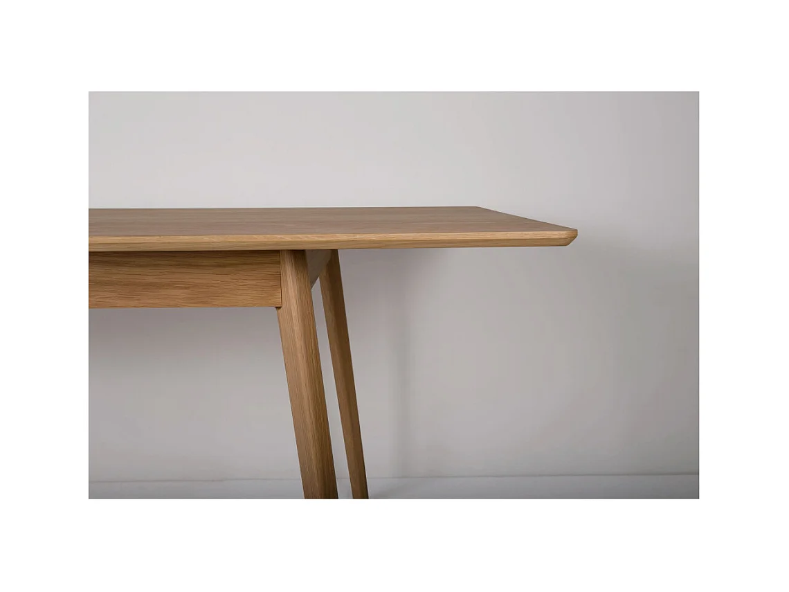 Skoll - Table à manger extensible 8 à 12 personnes 180-230x80cm - Bois clair