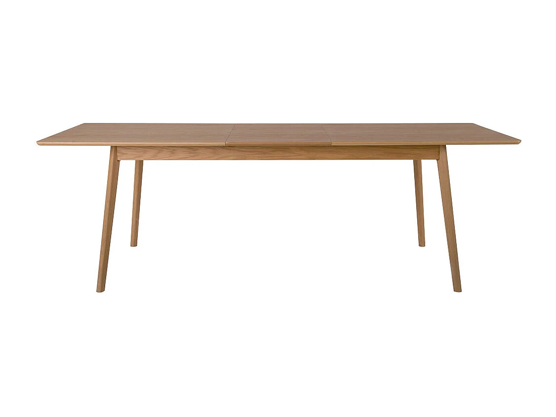 Skoll - Table à manger extensible 8 à 12 personnes 180-230x80cm - Bois clair