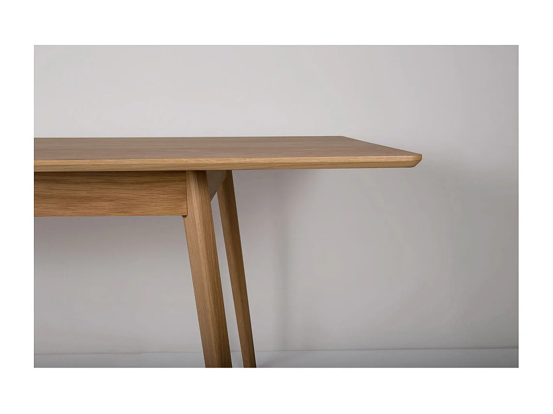 Skoll - Table à manger extensible 8 à 12 personnes 180-230x80cm - Bois clair