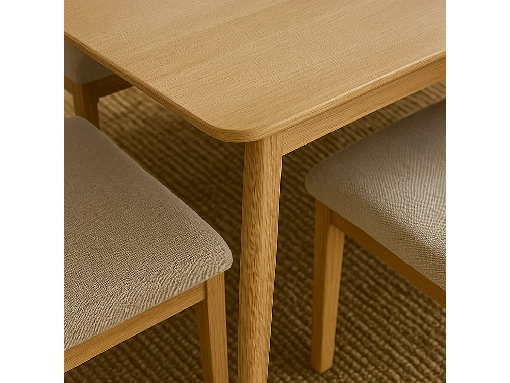 Skoll - Table à manger extensible 8 à 12 personnes 180-230x80cm - Bois clair