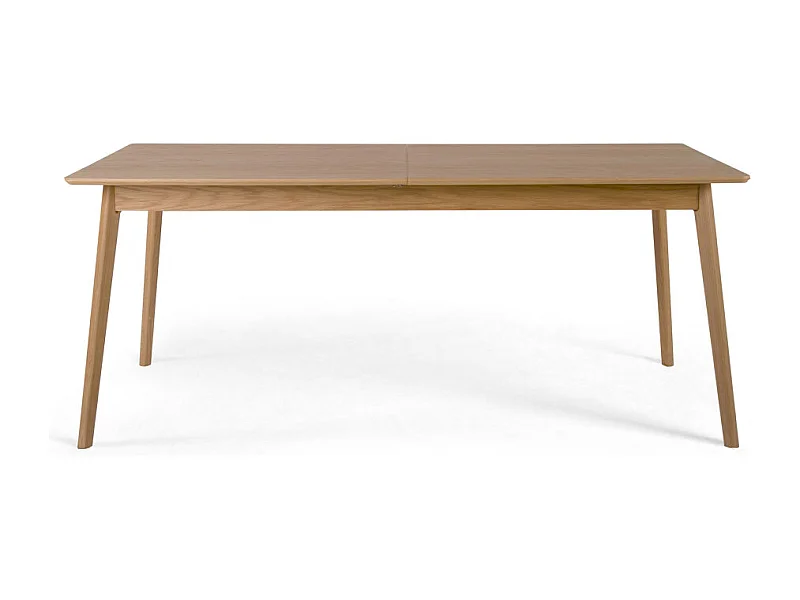 Skoll - Table à manger extensible 8 à 12 personnes 180-230x80cm - Bois clair
