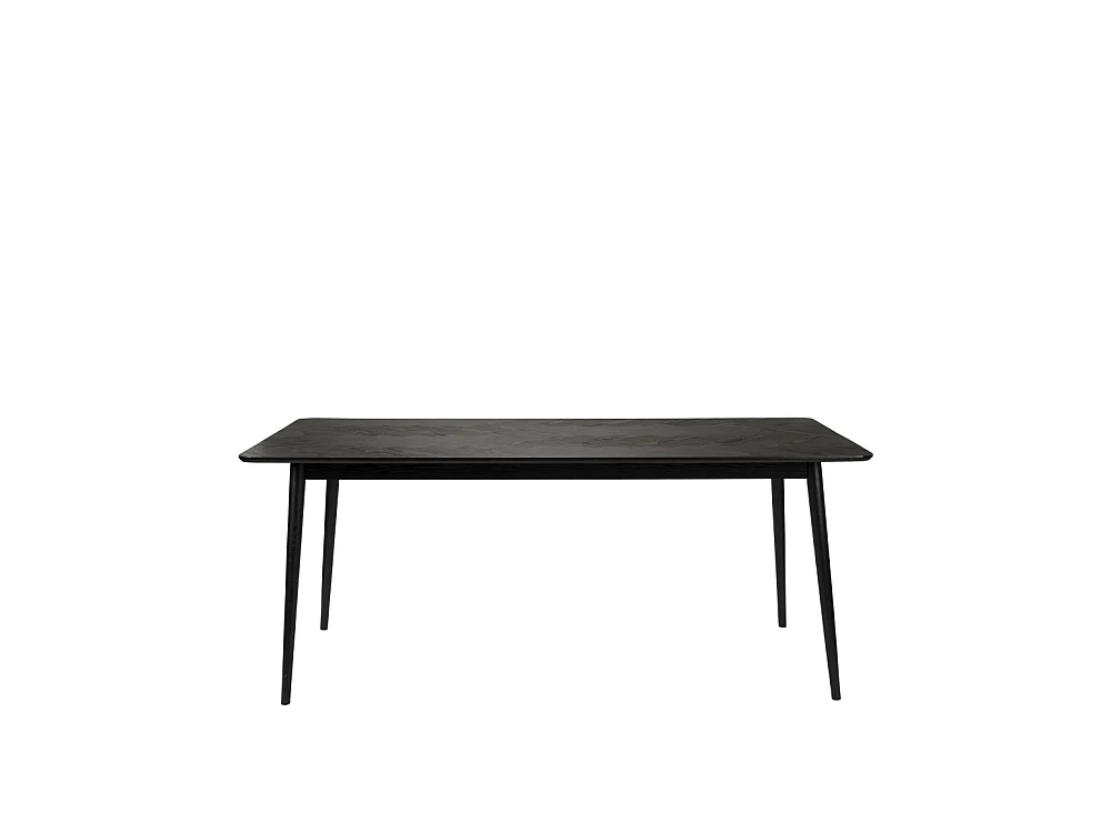 Fabio - Table à manger 8 personnes en bois - Noir