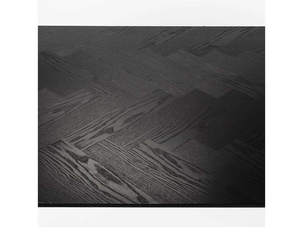 Fabio - Table à manger 8 personnes en bois - Noir