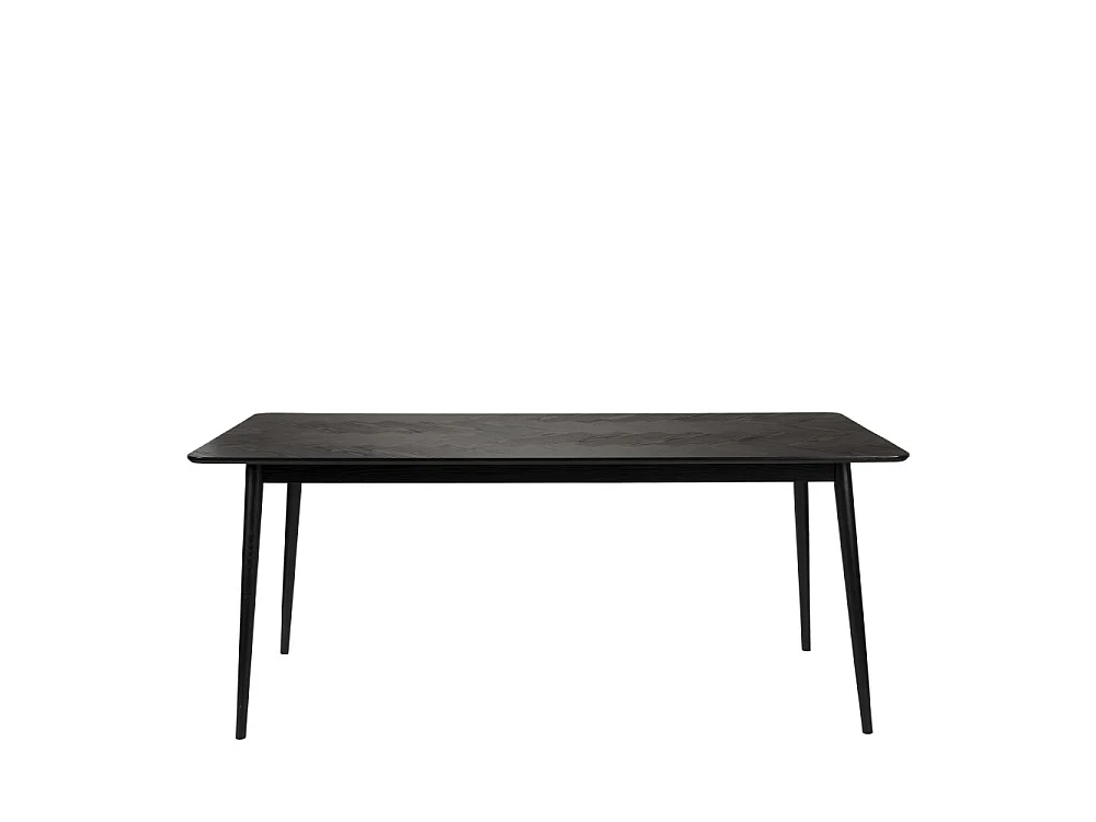 Fabio - Table à manger 8 personnes en bois - Noir