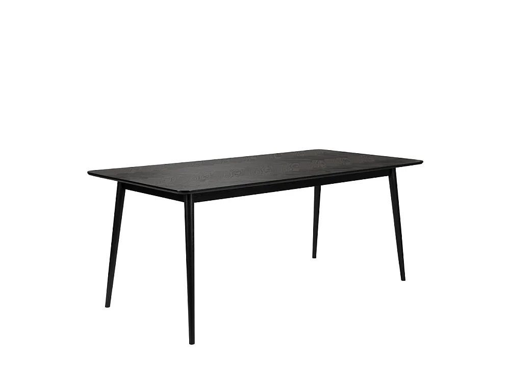 Fabio - Table à manger 8 personnes en bois - Noir