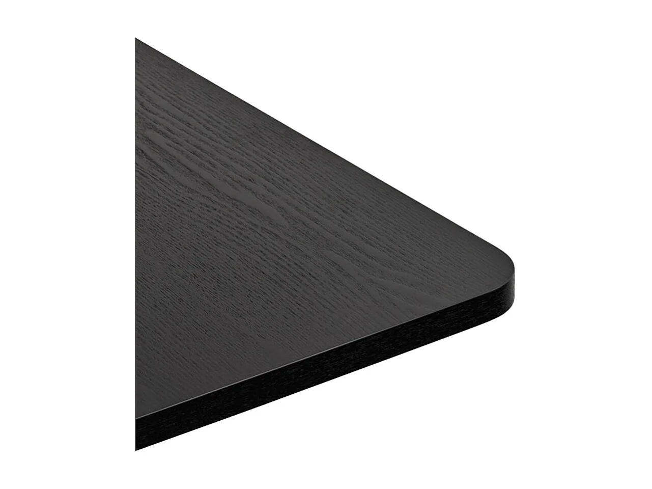 Arq - Table à manger 6 personnes carrée en bois - Couleur - Noir