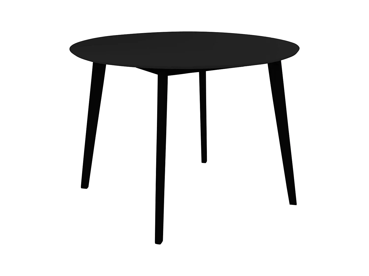 Ronde tafel VOJENS – Scandinavische elegantie en alledaagse gezelligheid-Color Negro