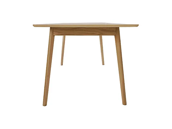 Skoll - Table à manger extensible 4 à 8 personnes 150-200x80cm - Bois clair