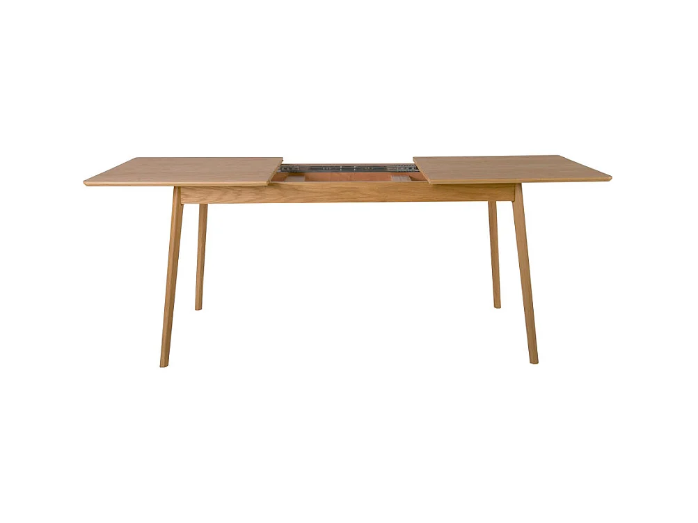 Skoll - Table à manger extensible 4 à 8 personnes 150-200x80cm - Bois clair
