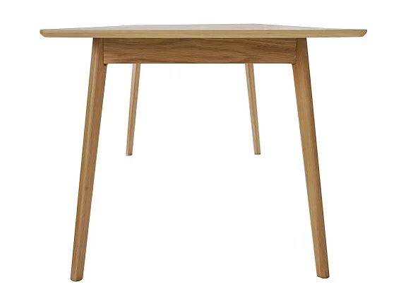 Skoll - Table à manger extensible 4 à 8 personnes 150-200x80cm - Bois clair