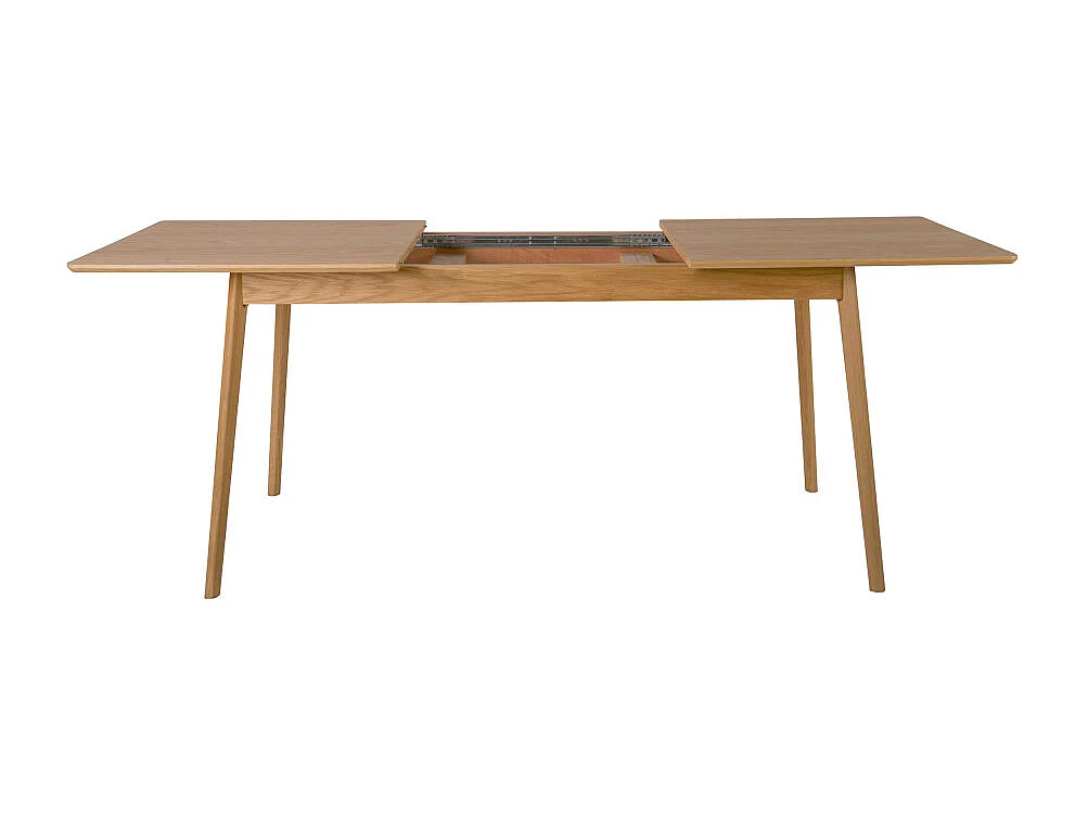 Skoll - Table à manger extensible 4 à 8 personnes 150-200x80cm - Bois clair