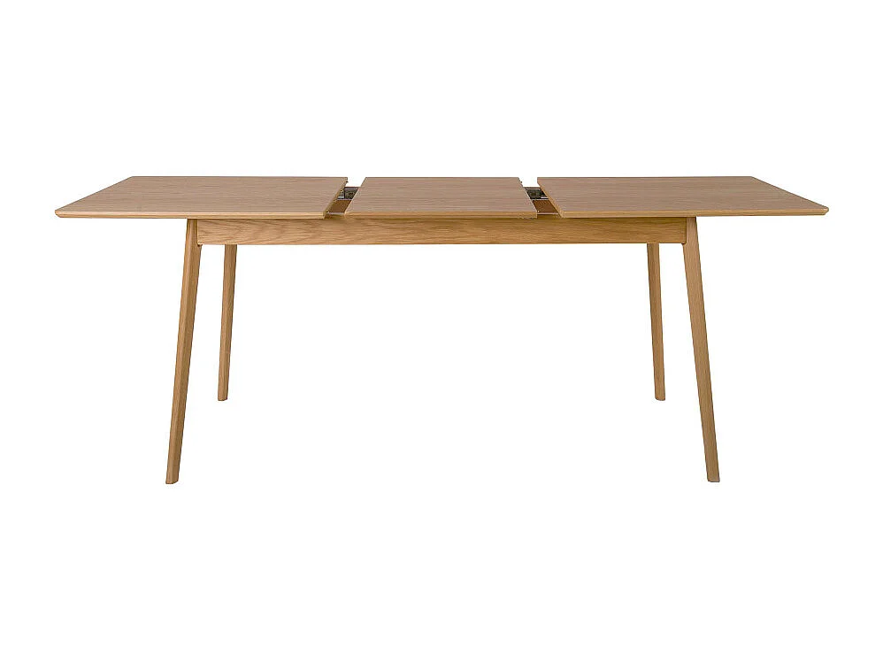 Skoll - Table à manger extensible 4 à 8 personnes 150-200x80cm - Bois clair