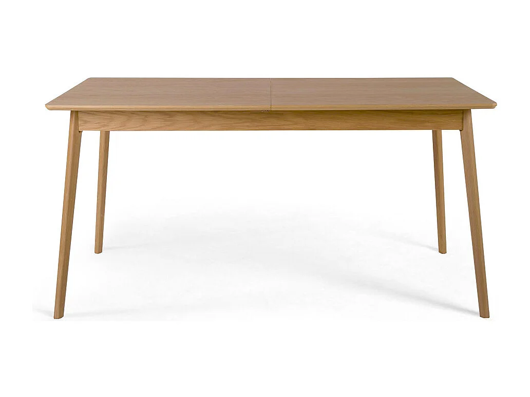 Skoll - Table à manger extensible 4 à 8 personnes 150-200x80cm - Bois clair