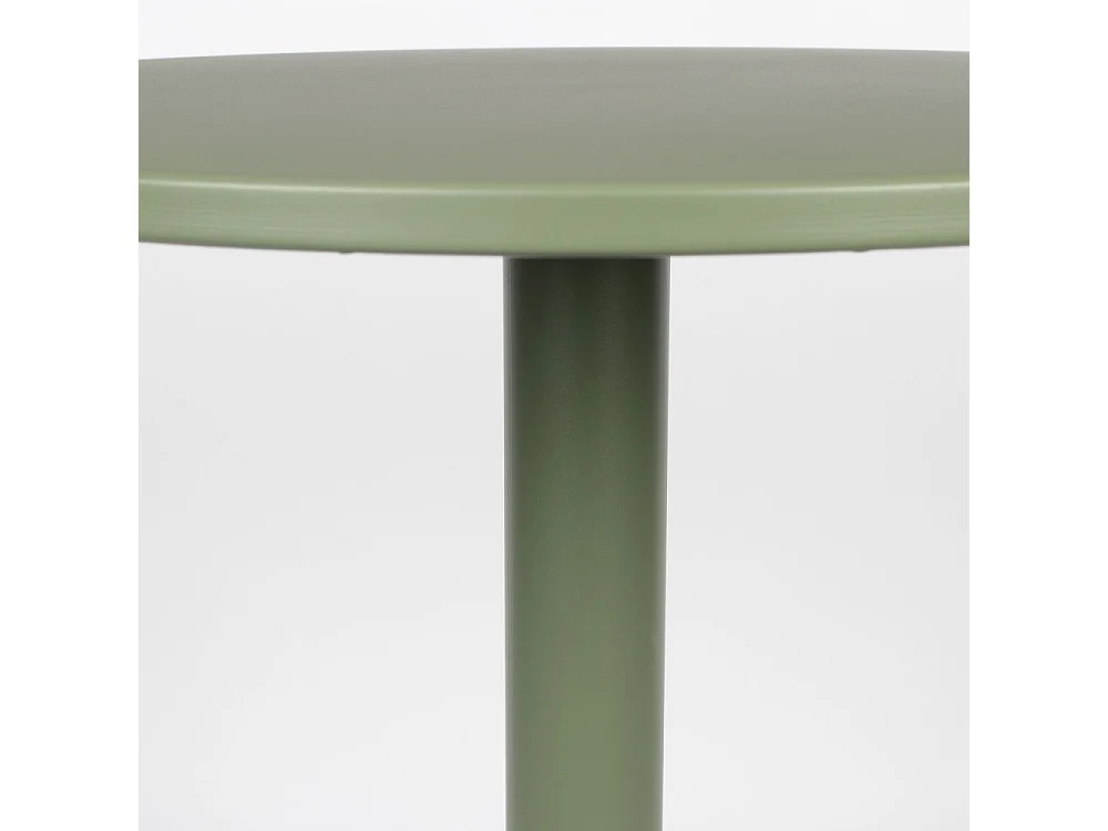 Metsu - Table de bistrot ronde - Couleur - Vert kaki