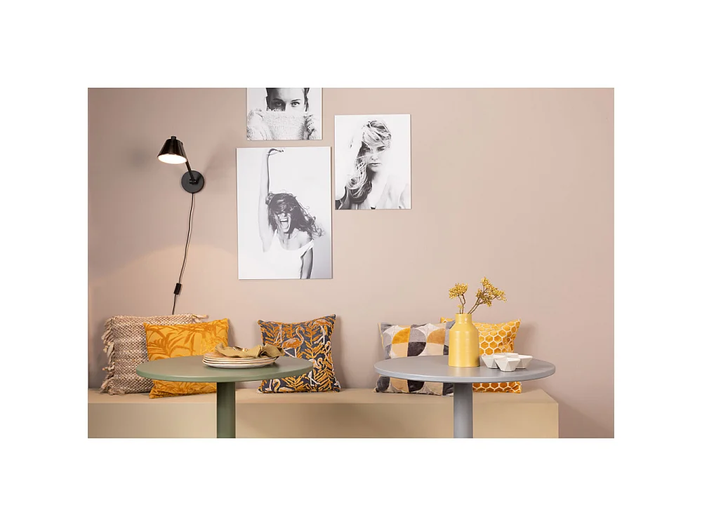 Metsu - Table de bistrot ronde - Couleur - Vert kaki