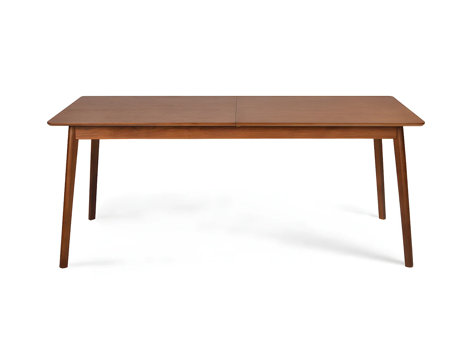Skoll - Table à manger extensible 8 à 12 personnes 180-230x80cm - Bois foncé