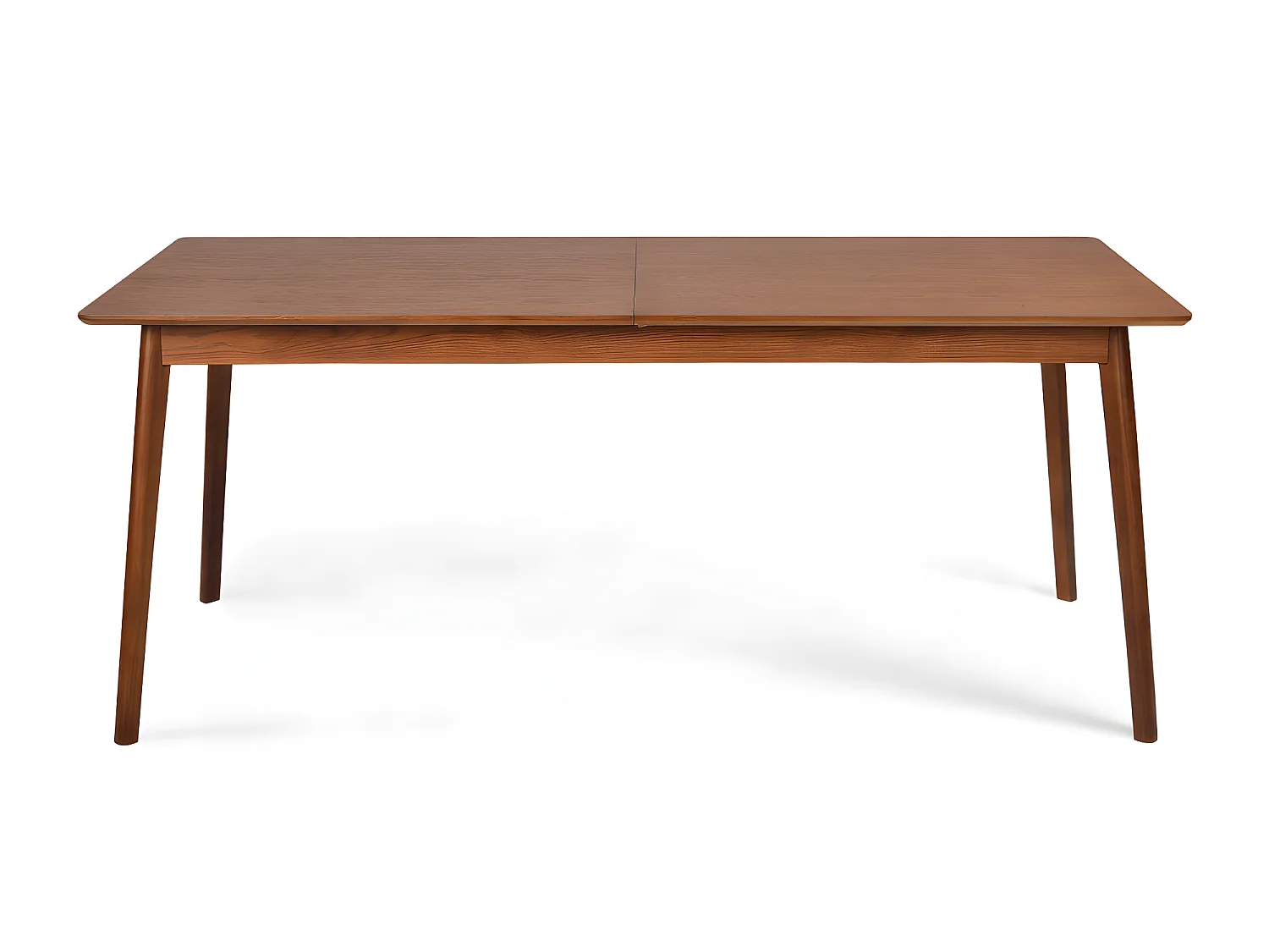 Skoll - Table à manger extensible 8 à 12 personnes 180-230x80cm - Bois foncé