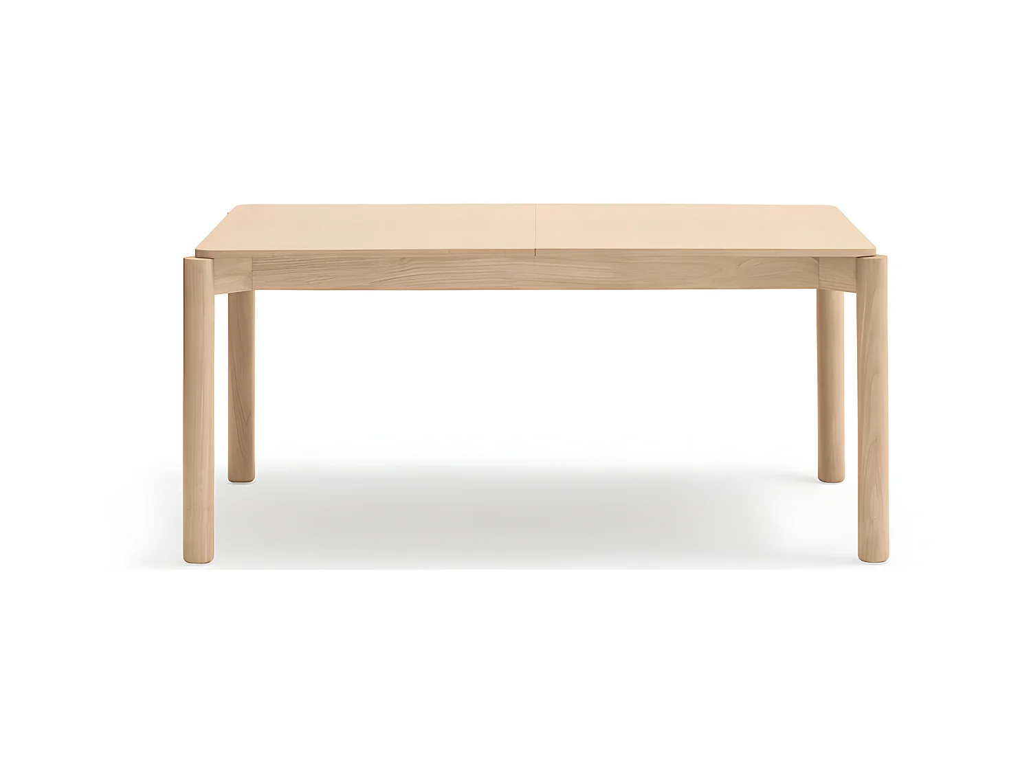 Atlas - Table à manger extensible 6 à 8 personnes en bois 160-200x95cm - Bois clair