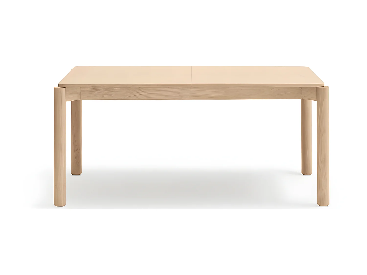 Atlas - Table à manger extensible 6 à 8 personnes en bois 160-200x95cm - Bois clair