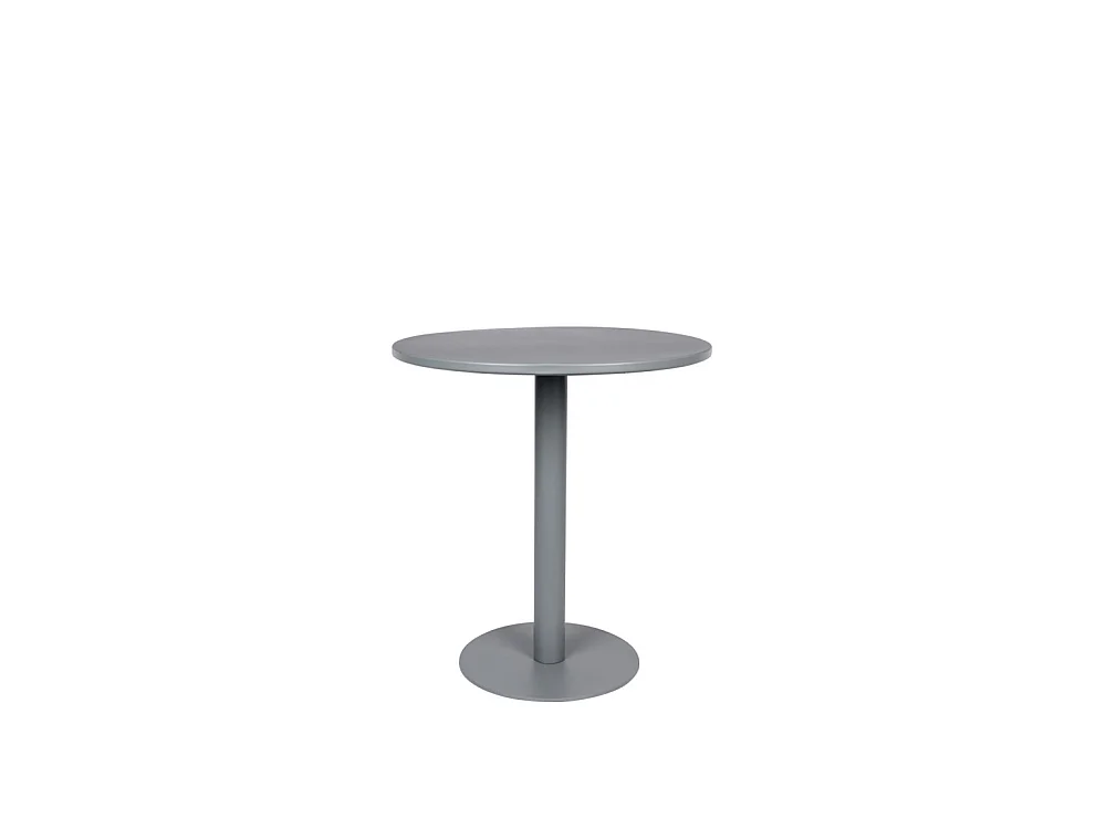 Metsu - Table de bistrot ronde - Couleur - Gris clair
