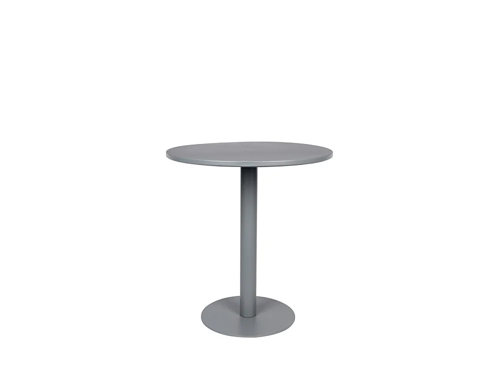 Metsu - Table de bistrot ronde - Couleur - Gris clair