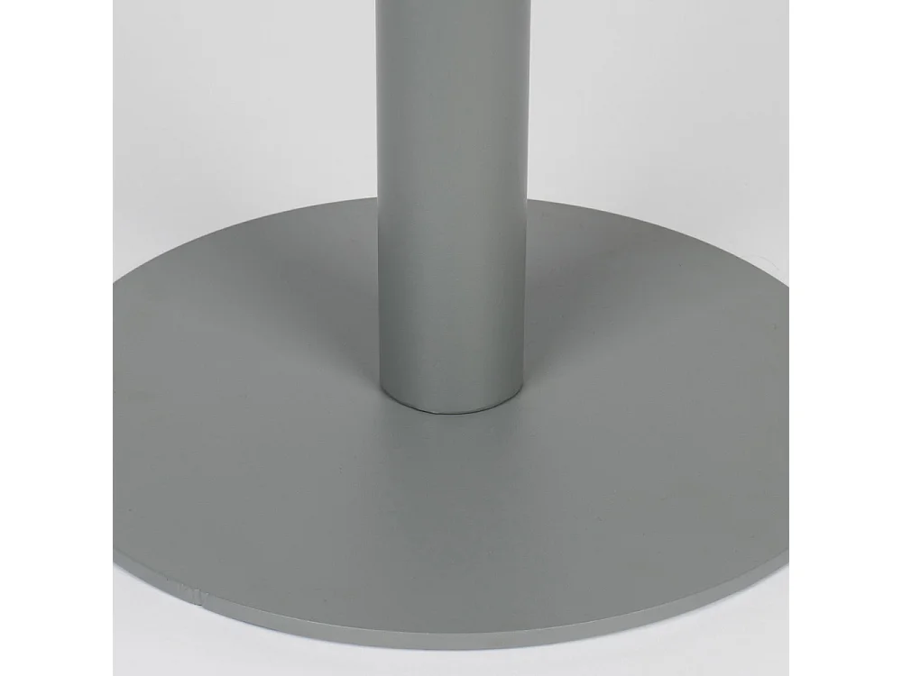 Metsu - Table de bistrot ronde - Couleur - Gris clair