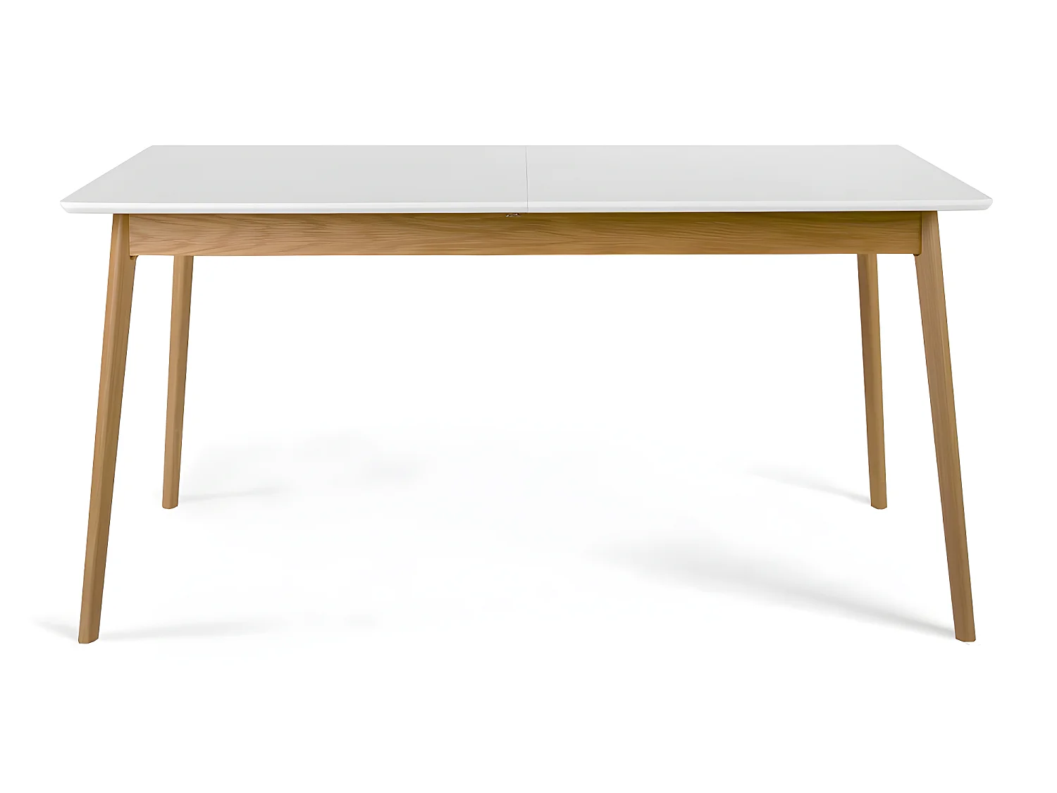 Skoll - Table à manger extensible 4 à 8 personnes 150-200x80cm - Blanc