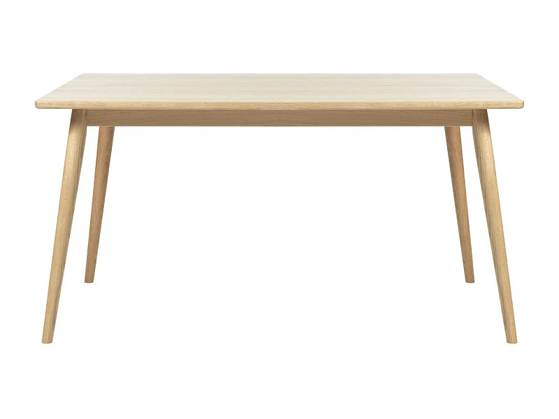 Kiyo - Table à manger extensible 4 à 10 personnes en bois 150-240x90cm - Bois clair