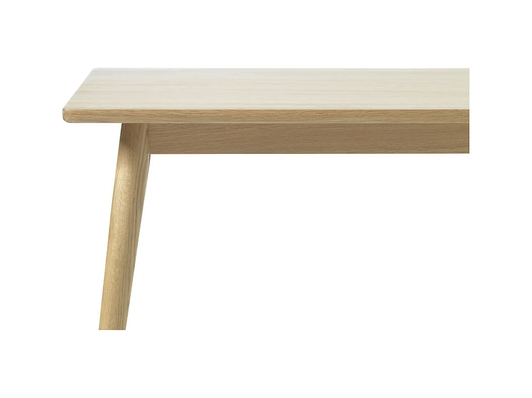 Kiyo - Table à manger extensible 4 à 10 personnes en bois 150-240x90cm - Bois clair