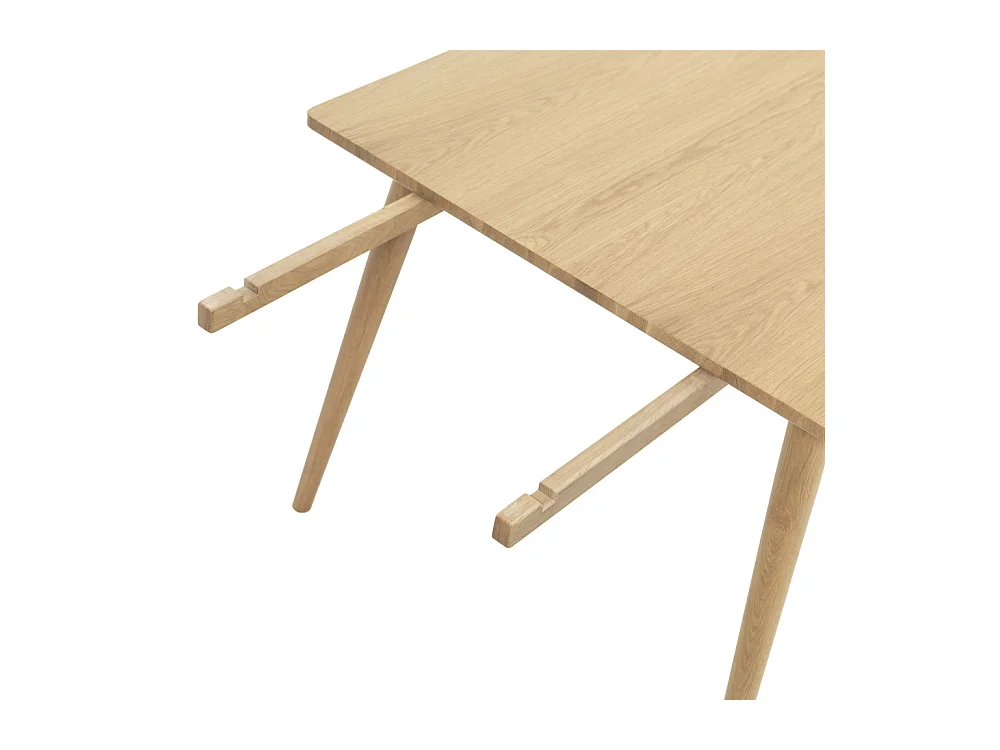 Kiyo - Table à manger extensible 4 à 10 personnes en bois 150-240x90cm - Bois clair