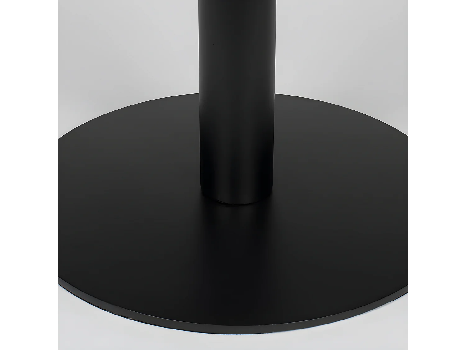 Metsu - Table de bistrot ronde - Couleur - Noir