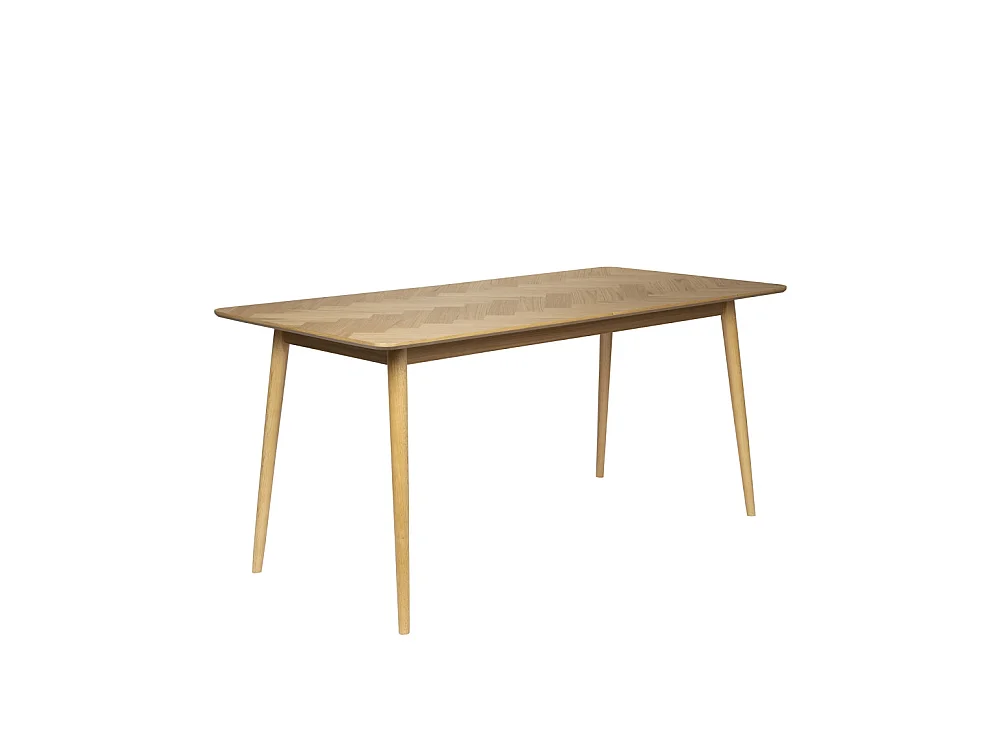 Fabio - Table à manger 8 personnes en bois - Bois clair