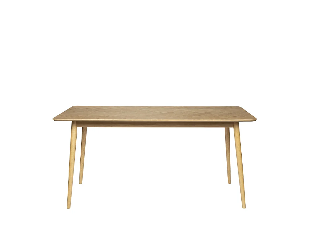 Fabio - Table à manger 8 personnes en bois - Bois clair