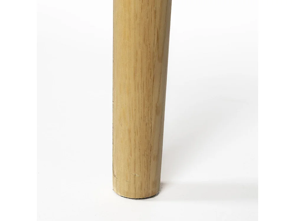 Fabio - Table à manger 8 personnes en bois - Bois clair