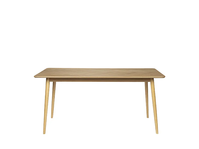 Fabio - Table à manger 8 personnes en bois - Bois clair