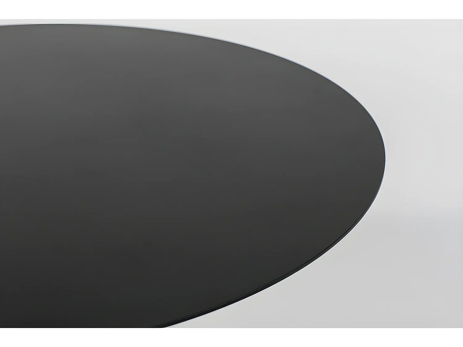 Snow - Table de bistrot ronde en métal ø57cm - Noir