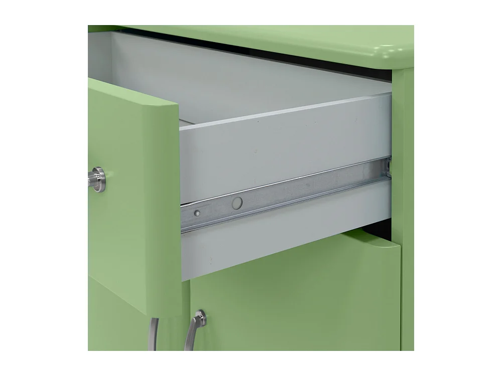Malibu - Petit buffet vintage L86cm : Couleur - Vert