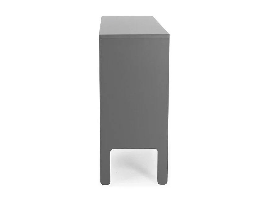 Uno - Buffet en bois 2 portes L148cm : Couleur - Gris anthracite