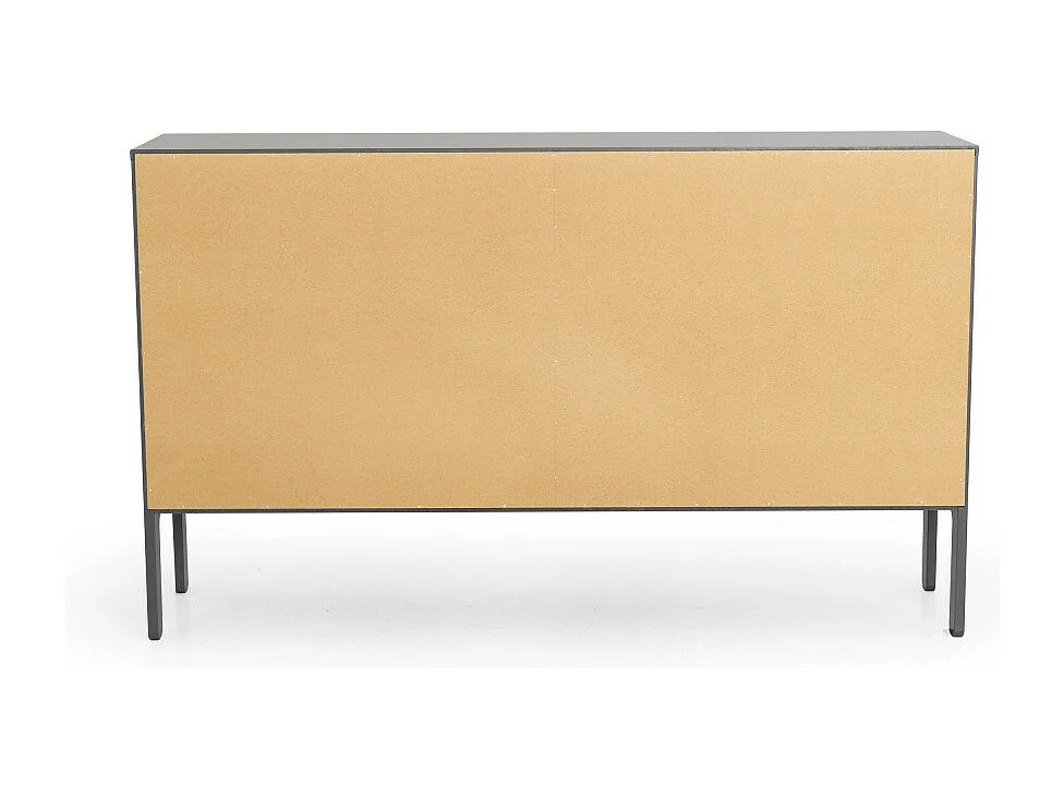 Uno - Buffet en bois 2 portes L148cm : Couleur - Gris anthracite