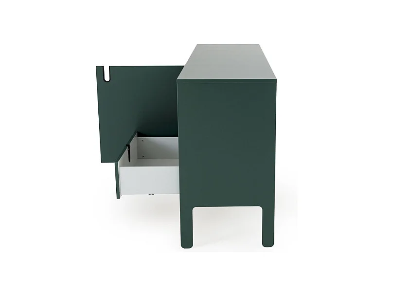 Uno - Buffet en bois 2 portes 3 tiroirs L171cm : Couleur - Vert kaki