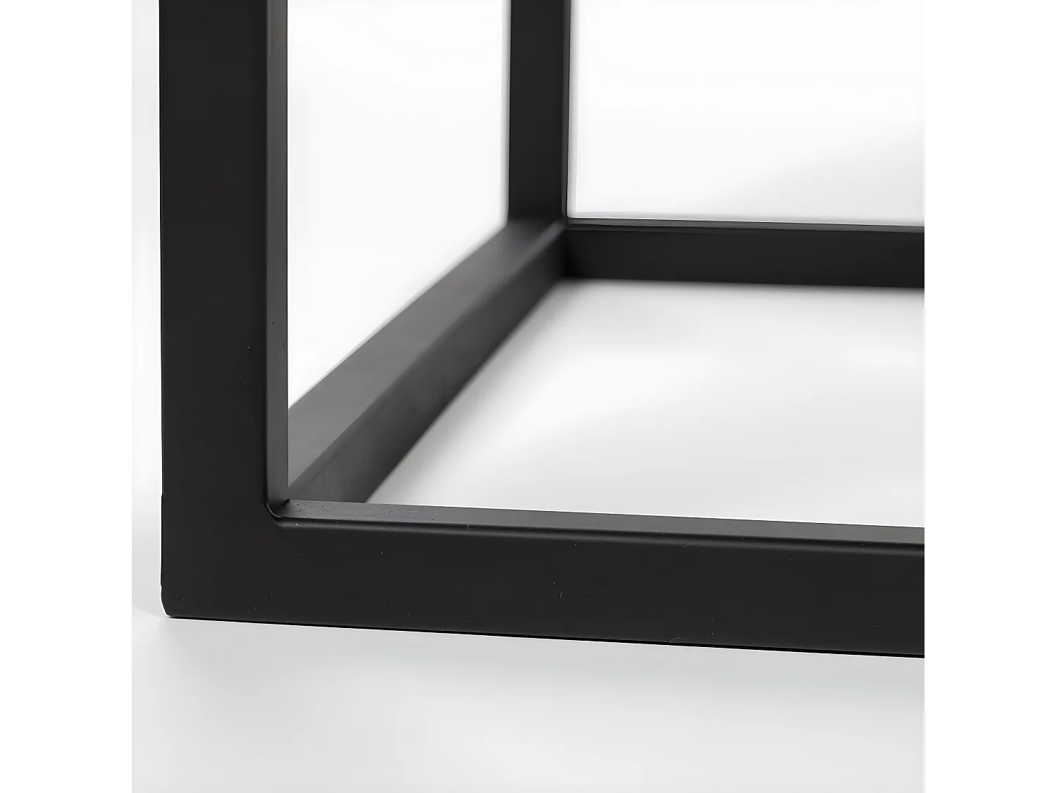 Guuji - Buffet 2 portes 3 tiroirs en bois et cannage L150cm - Couleur - Noir