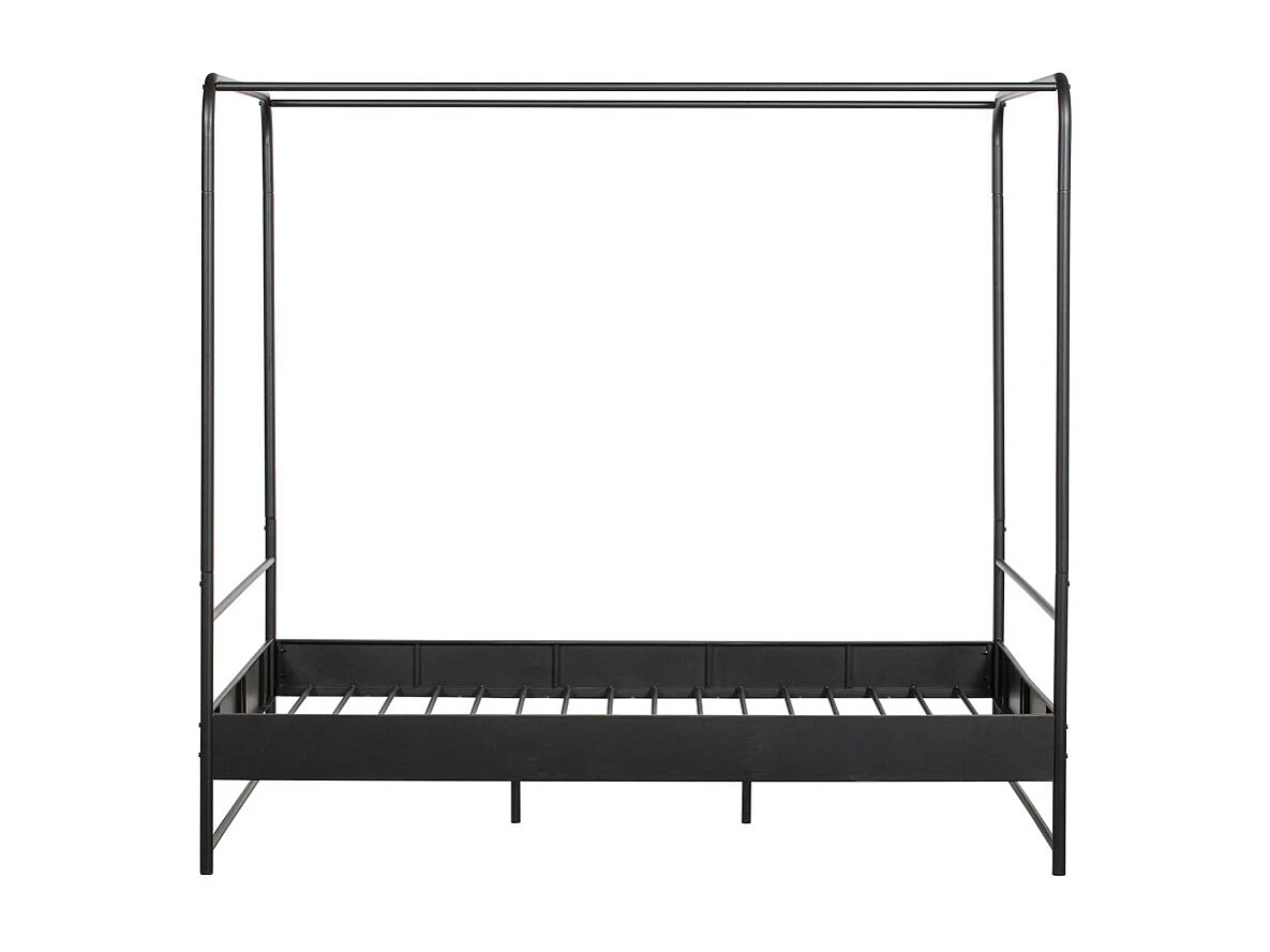 Bunk - Lit en métal 160x200cm - Noir