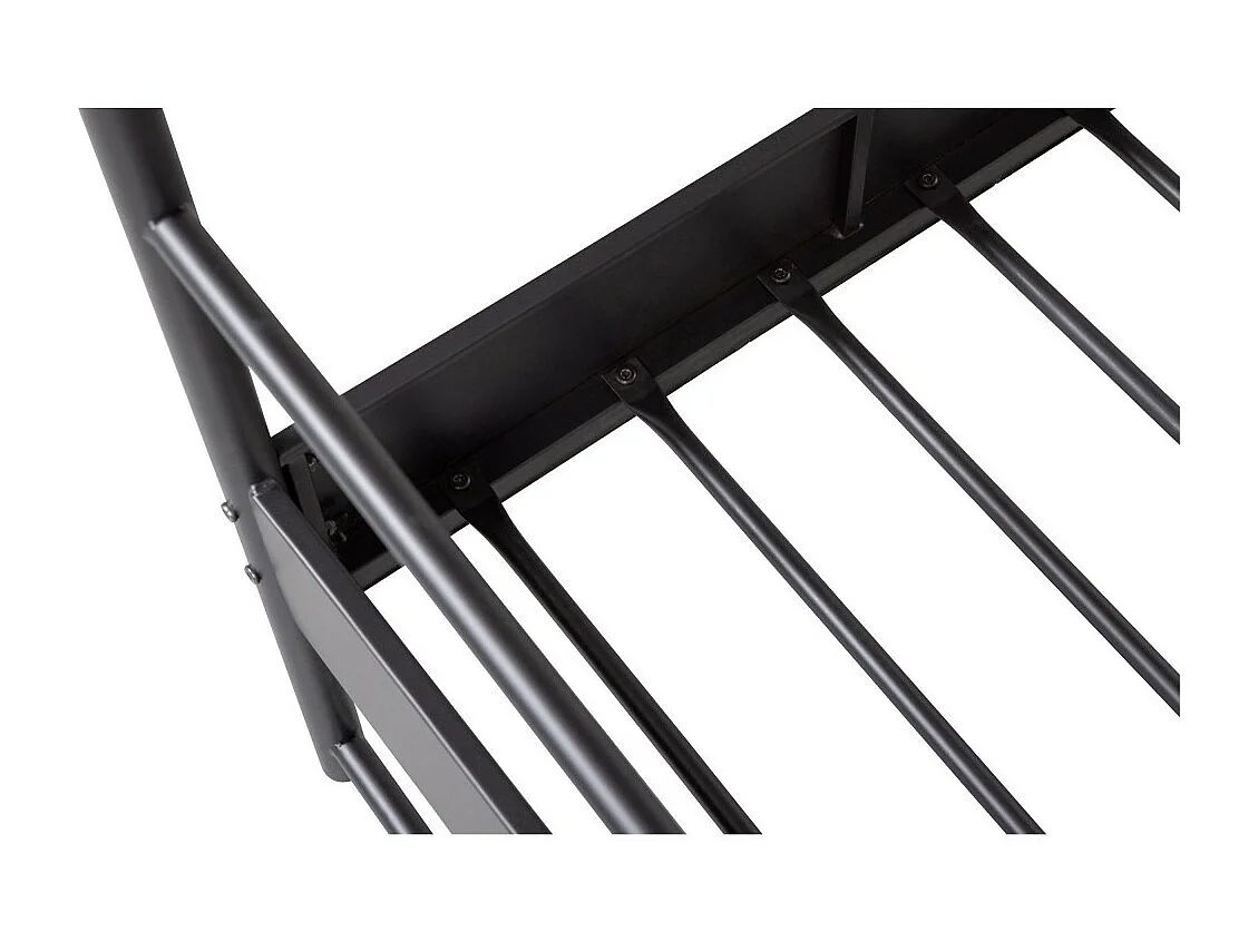 Bunk - Lit en métal 160x200cm - Noir