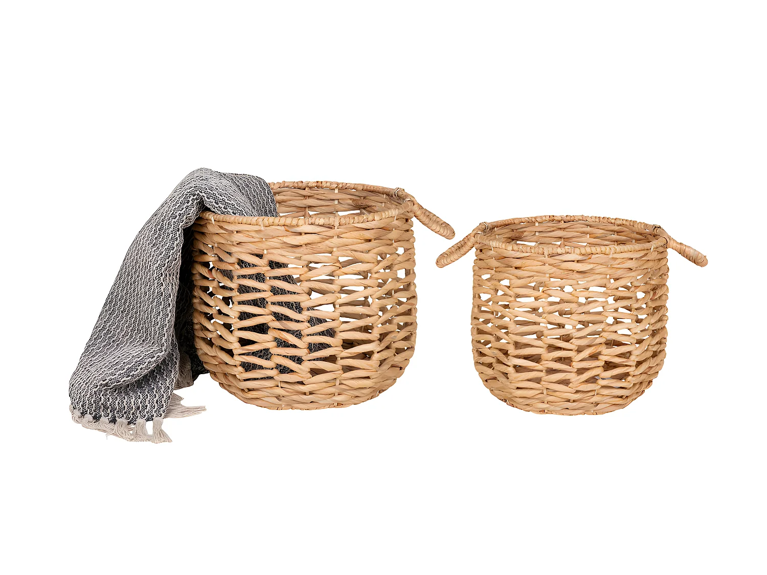 Adra mand Ø30/35cm set van 2 naturel.